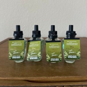 X4 Bath & body works Disney princess TIANA wallflower scent refills NEW